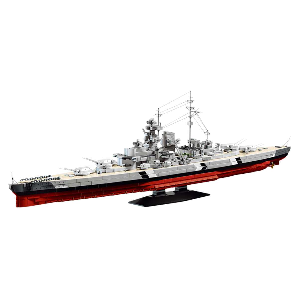 Bismarck battleship brick model