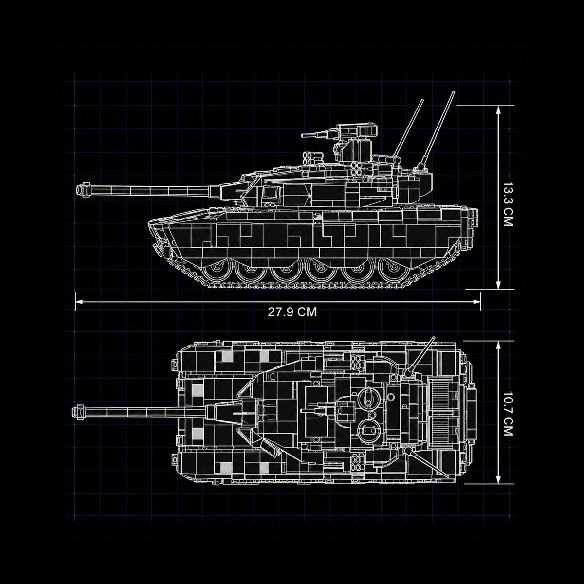Type 100 Digital Camo Tank